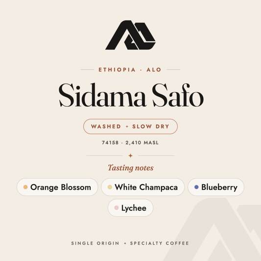 Ethiopia Alo Sidama Safo Washed Slow Dry - 1KG