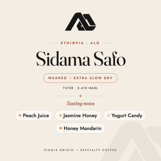 Ethiopia Alo Sidama Safo Washed Extra Slow Dry - 1KG