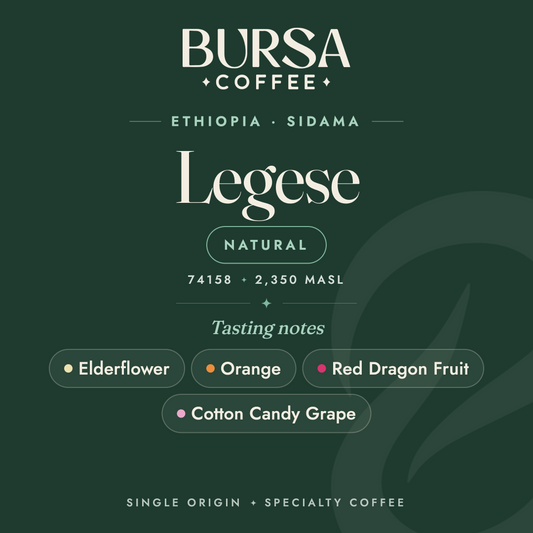 Ethiopia Bursa Sidama Muntasha Legese Natural - 1KG