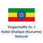 Ethiopia Yirgacheffe Gr. 1 Koke Shalaye (Kurume) - 1 KG